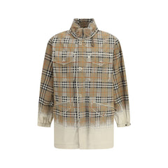 Burberry Beige Cotton Parka