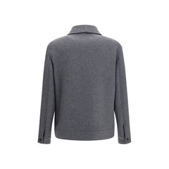 Valentino Garavani Gray Wool Oves Aries Jacket