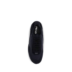 Prada Blue Rubber Athletic Sneakers