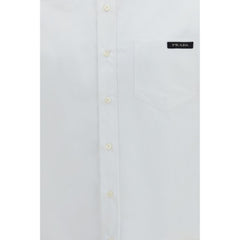 Prada White Cotton Dress Shirt