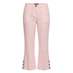 Trussardi Jeans Pink Flax Women Pants