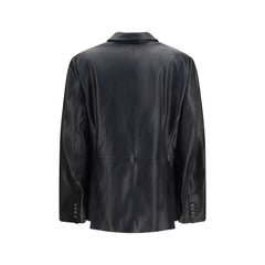 Magda Butrym Black Lambskin Blazer
