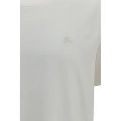 Burberry White Cotton T-Shirt