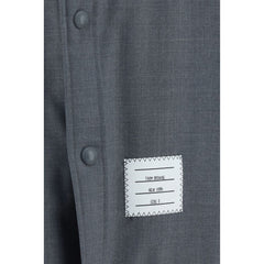 Thom Browne Gray Wool Oves Aries Dress Shirt