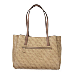 Guess Jeans Beige Polyurethane Women's Bag
