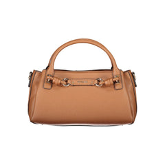 Guess Jeans Brown Polyurethane Women's Bag with Adjustable Strap