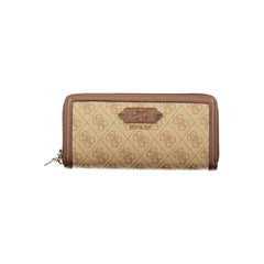 Guess Jeans Beige Polyethylene Wallet