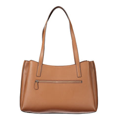Guess Jeans Brown Polyethylene Handbag