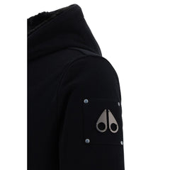Moose Knuckles Black Polyester Hoodie