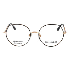 Trussardi Black Stainless Steel Glasses (Frames)
