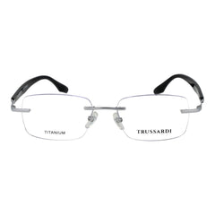 Trussardi Silver Stainless Steel Glasses (Frames)