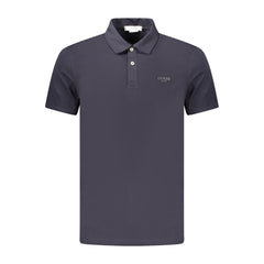 Guess Jeans Blue Cotton Mens Polo Shirt