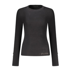 Guess Jeans Black Viscose Women's Sweater