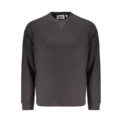 Guess Jeans Black Cotton Men's Sweatshirt