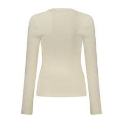 Guess Jeans Bianco Viscose Women Sweater