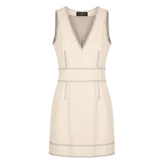 Trussardi Beige Lamb Women Dress