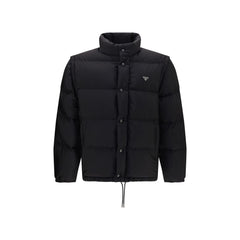 Prada Black Goose Down Full-Length Jacket