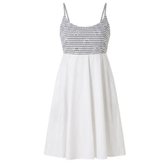 Trussardi Jeans White Cotton Women Dress