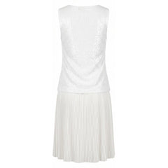 Trussardi Jeans White Polyester Women Dress