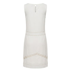 Trussardi Jeans White Polyester Women Dress