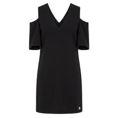 Trussardi Jeans Black Polyester Women Dress