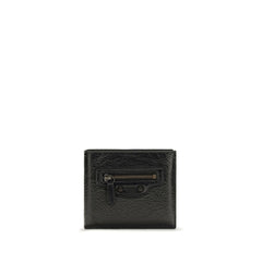 Balenciaga Black Lamb Ovis Aries Aries Wallet