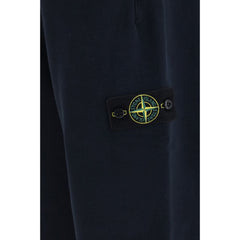 Stone Island Blue Cotton Sweatshirt