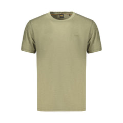 Hugo Boss Green Cotton Men's T-Shirt