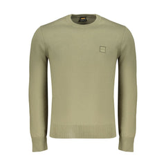 Hugo Boss Green Cotton Men's Shirt