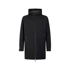 Herno Black Polyester Coat