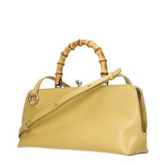 Jil Sander Yellow Leather Crossbody Bag