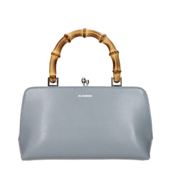 Jil Sander Gray Leather Handbag