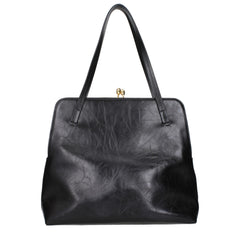 Jil Sander Black Leather Shoulder Bag