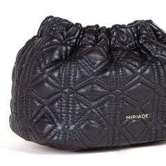 MIRIADE Black Polyethylene Shoulder Bag