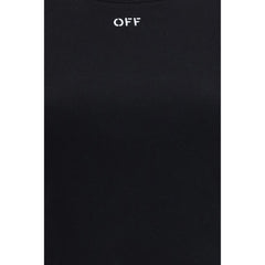 Off-White Black Cotton T-Shirt