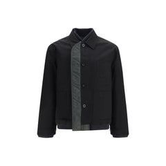 Sacai Black Nylon Bomber