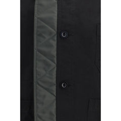 Sacai Black Nylon Bomber