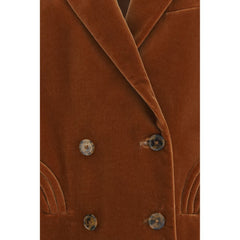 Blazé Milano Brown Cotton Blazer
