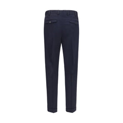 PT Torino Blue Wool Oves Aries Casual Pants