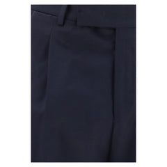 PT Torino Blue Wool Oves Aries Casual Pants