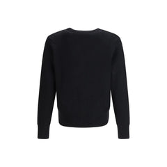 Ami Paris Black Wool Oves Aries Cardigan