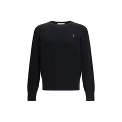 Ami Paris Black Cotton Sweatshirt