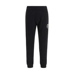 Moncler Black Cotton Athletic Pants