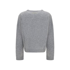 Fabiana Filippi Gray Cashmere Sweatshirt
