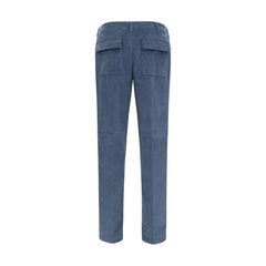 Etro Blue Cotton Casual Pants