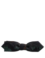 Dolce & Gabbana Men Multicolor 100% Silk Adjustable Neck Papillon Bow Tie