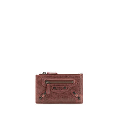 Balenciaga Bordeaux Lamb Ovis Aries Aries Wallet
