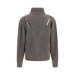P.A.R.O.S.H. Beige Wool Oves Aries Sweatshirt
