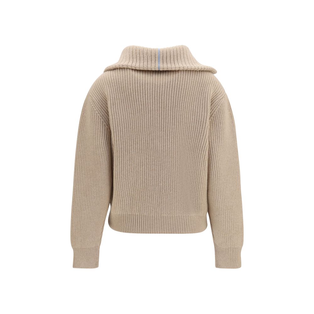 Malo Beige Cashmere Polo Shirt