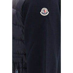 Moncler Blue Goose Down Full-Length Jacket